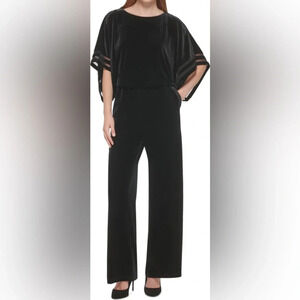 Black Velvet Jumpsuit
